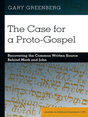 cover image of The Case for a Proto-Gospel